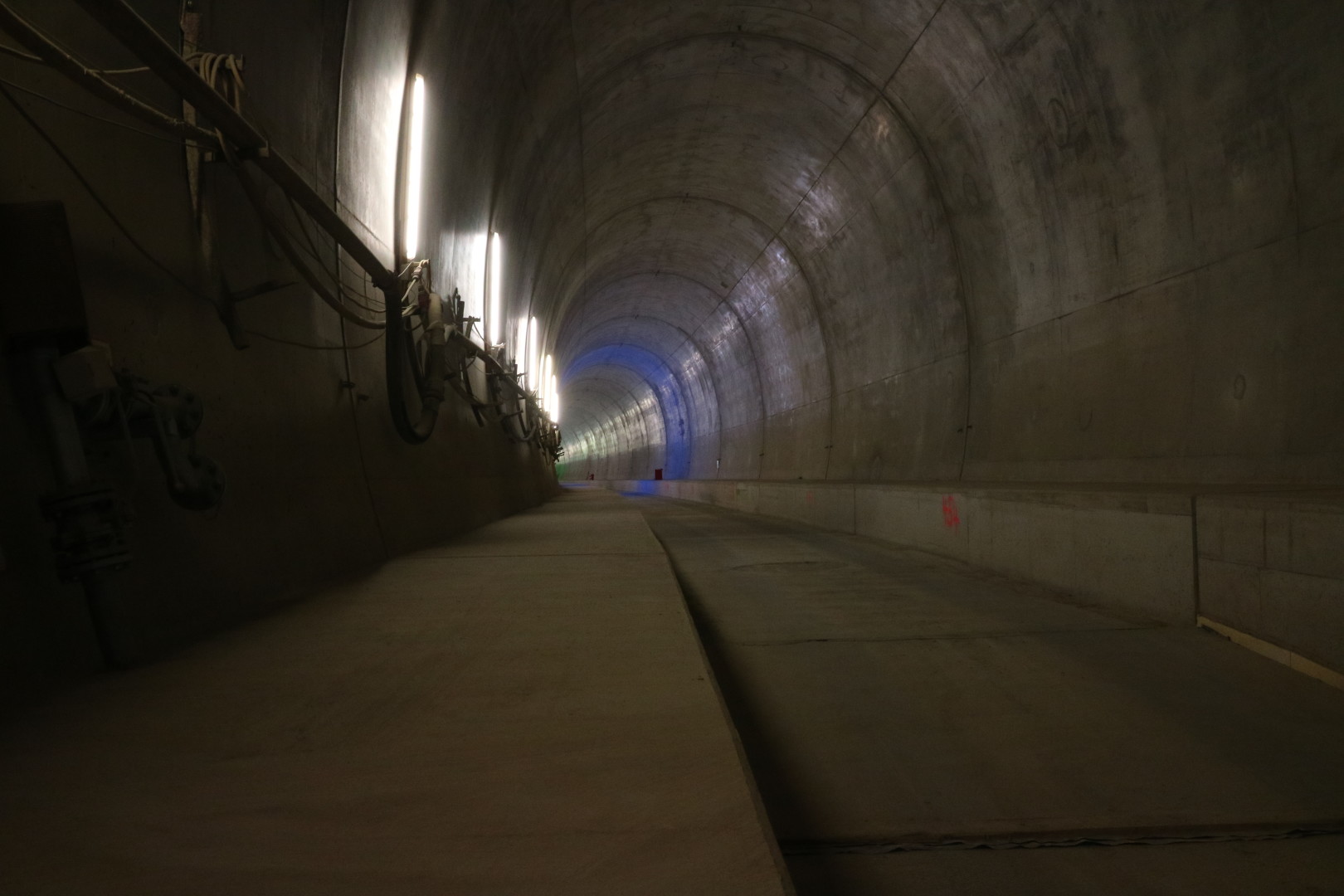 a railway tunnel without rails